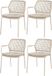4 Seasons Outdoor Barista dining tuinstoel stapelbaar latte Taste 4SO set van 4