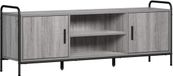 vidaXL Meuble TV 133 x 33 x 50 cm Gris Sonoma Bois d'ingénierie