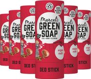 Marcel's Green Soap Deo Stick - Argan & Oudh - 6 x 40 gram