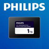 Philips 1 TB SATA III 2.5" SSD - Up to 550 MB/s Read - S130 Ultra Speed
