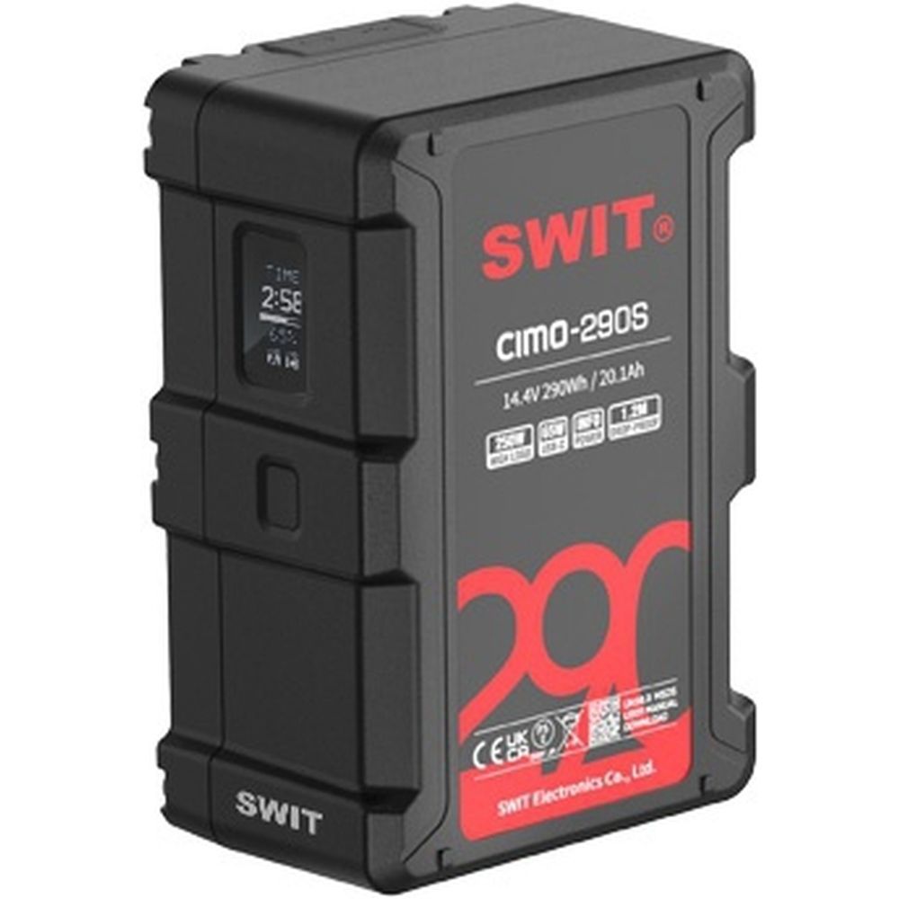 SWIT CIMO-290S 290Wh 250W High Load V-mount Battery with USB-C
