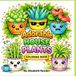 Adorable House Plants Coloring Book: Plant Lovers All Ages