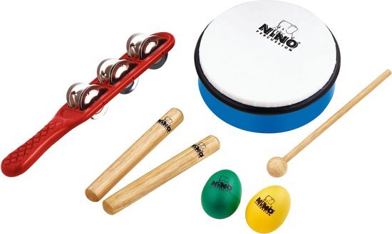 Nino Percussion NINOSET3 percussie assortiment vijfdelig