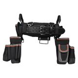 Klein Tools 55428 Tradesman Pro Gevoerde gereedschapsriem en gereedschapsetui voor elektricien, maat L