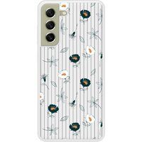 Samsung Stofdichte siliconenhoes compatibel met Galaxy S21 FE Garden Flowers