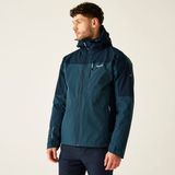 Regatta Wentwood Heren 3-in-1 Jas Blauw XXL Polyester Waterdicht