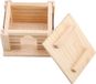 Allecto Premium - Cage à rats en bois avec bonne isolation thermique et ventilation pour hamsters et animaux domestiques