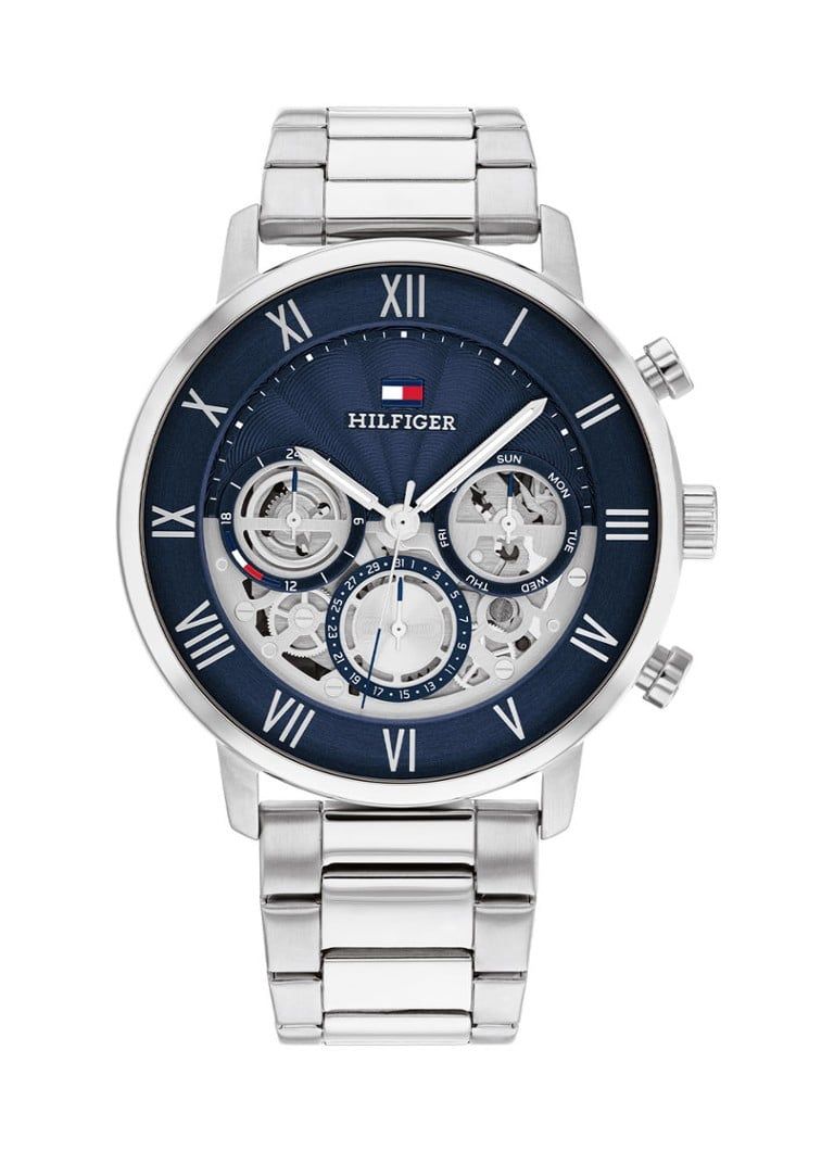 Tommy Hilfiger Legend Heren Horloge TH1710569 - Zilverkleurig - 44 mm