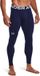 Under Armour UA CG Armour Leggings-BLU Heren Sportlegging - Midnight Navy - Wit