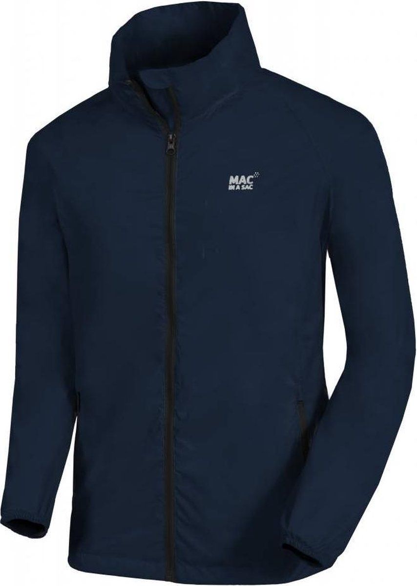 Mac in a Sac Volwassenen Unisex Regenjas - Navy - Maat XS