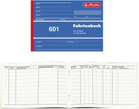 Herlitz Fahrtenbuch A6 40 Blatt Blauw/Wit