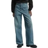 G-Star Skater High Loose Wmn Dames Jeans Katoen 100% Loose Fit Low Waist Faded Green Glacier
