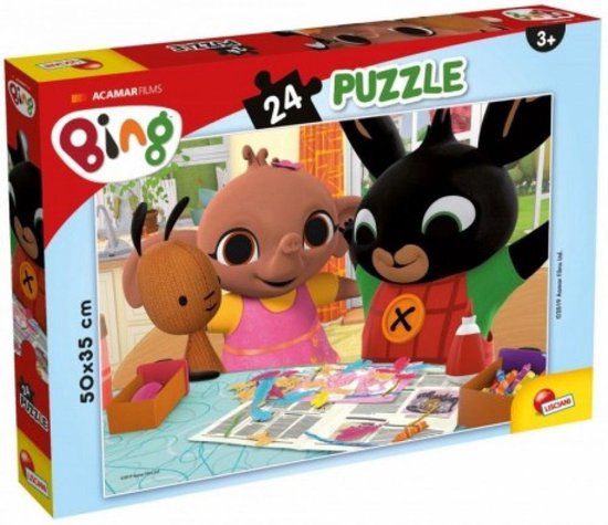 Lisciani Leg Puzzel Plus 24 Bing 3 Speelgoed - 24 Stukjes - Cartoon/Dieren Puzzel