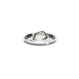 de Buyer Deksel Gemaakt van Satijn RVS - 16 cm - 3509.16, Zilver
