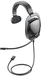POLY SDR 2141-02 Ruggedized Monaural Supra QD Headset - Black