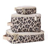 Itzy Ritzy Reisverpakkingskubussen - Set van 3 babykledingtas-organisatoren, compressiekubussen met mesh top, stoffen handvat, reiskubussen voor rugzak en koffers, babybenodigdheden voor moeders