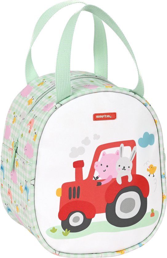 Safta Koeltasje, Boerderij - 22 x 19 x 14 cm - Wit