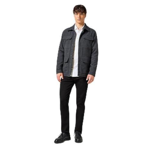 Wrangler Men's Transitional Jacket - Dark Grey Marbled - XL