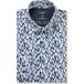 OLYMP Luxor 24/Seven Modern Fit Jersey overhemd marine, imprimé