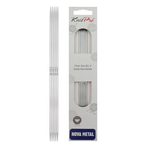 Knitpro - Knitpro nova metal (20 cm x 2,75 mm) sokkennaalden - 1 Stuk