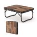 Naturehike Campingtafel, inklapbaar, klaptafel, in hoogte verstelbaar, mdf, tafel met draagtas, voor outdoor, camping, tuin, reizen, multifunctionele tafel, 53 x 40 x 23 cm, klein retro