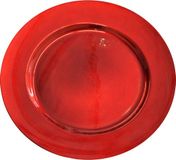 Merkloos / Sans marque Koopman International Onderborden - 2x - rood - 33 cm - kunststof