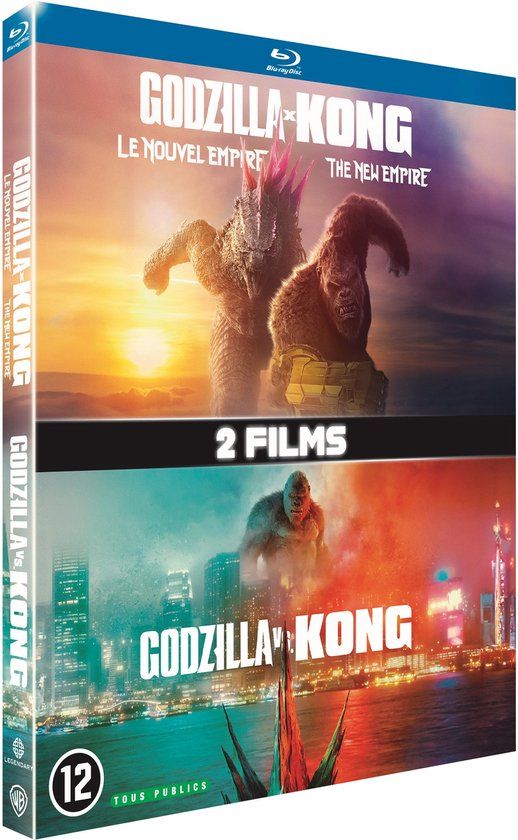 Godzilla x Kong - The New Empire & Godzilla vs. Kong (Blu-ray) - 2-Disc Set - Region 2