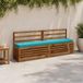 vidaXL - 1-delig - Bankkussen - VUGHT - 100% Polyester - Turquoise
