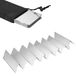 Pare-vent pliable en aluminium pour réchaud de camping