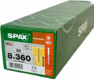 SPAX Universele Houtschroeven 8x360mm WIROX T-40 Kegel 50st