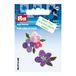 Prym 926745 Appl. gerecycled bloemen paars