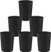 Wan GmbH Poubelle Set - Poubelle pour Maison - 6 Pièces - Noir - 7.2L