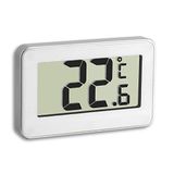 TFA Dostmann Digitale thermometer, veelzijdig inzetbaar, temperatuurmeting in de koelkast, goed afleesbaar.