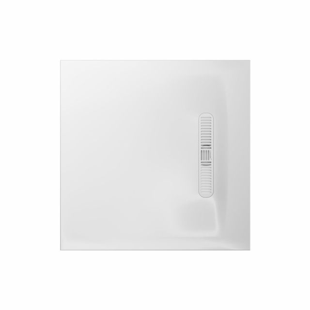 Crosswater Vito Douchebak - 90x90x2.5cm - Vierkant - Wit glans