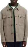 Selected Mitch Wool Blend Jas Heren - Maat S