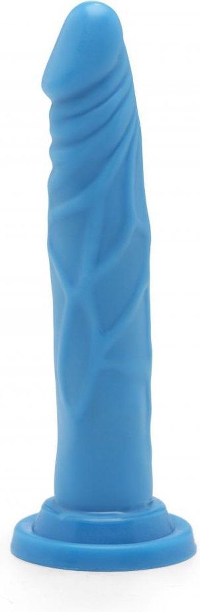 Get Real Happy Dicks Dong 7.5 inch - Blauw - Natuurlijke dildo