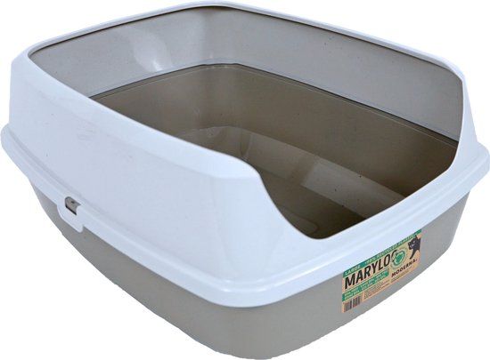 Moderna Maryloo Open Kattenbak - Warm Grijs - 52 x 39 x 22 cm