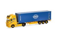 Herpa Volvo FH GL XL 2020 container-oplegger "Acargo Meyer & Meyer/Cosco" 1:87