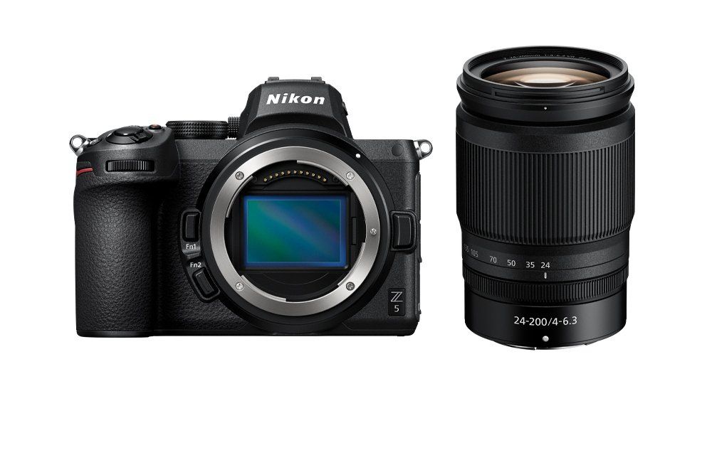 Nikon Z 5 + NIKKOR Z 24-200mm f/4-6.3 - Zwart