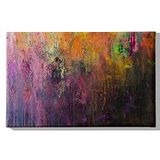 Homemania Wandfoto, abstract, voor woonkamer, slaapkamer, meerkleurig, 45 x 3 x 70 cm, HM20KNV45 x 70 – 129, polyester, hout