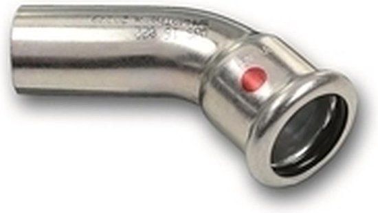 Sanha bocht - 22mm 45gr persxinsteek staal pers