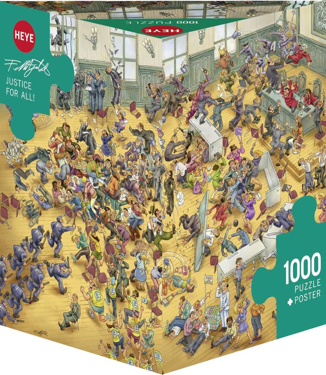 Heye Puzzle Puzzel Justice for All 1000 3hkg.Heye 29993