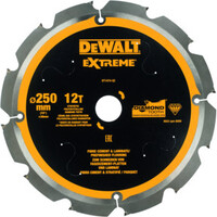 DEWALT DEWALT cirkelzaagblad PCD 250/30 mm 12Z DT1474-QZ Aantal:1