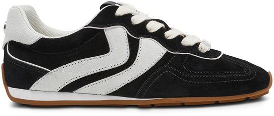 Steve Madden Abbi-SM Lage sneakers Vrouwen Zwart Suède Schoenmaat 38