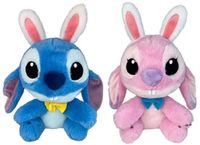 Disney Stitch of Angel knuffel pluche pasen H 25 cm 2 ass