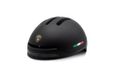 Automobili Lamborghini Casque fin unisexe avec lumière avant intégrée et clignotants, taille unique, Noir