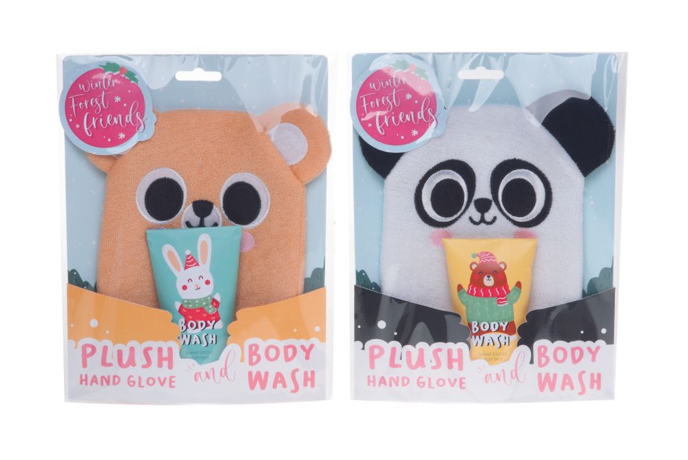 Bad & Douche Geschenkset Winter Forest Friends