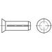 TOOLCRAFT TO-5386206 Verzonken groefpennen (Ø x l) 3 mm x 18 mm Staal 500 stuk(s)