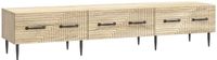 vidaXL TV-kast met lade Sonoma Eiken 147 x 34,5 x 30 cm Bewerkt hout