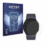 Savvies - Protection d'écran pour Samsung Galaxy Watch 6 (40 mm) - Film protecteur transparent 6 Pièces